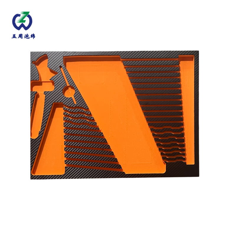 橙色異形工具組套 EVA 內(nèi)襯：特殊工具的定制化防護方案