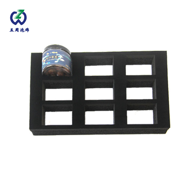 多格黑色防靜電珍珠棉內(nèi)襯，工業(yè)小件規(guī)整收納周轉(zhuǎn)