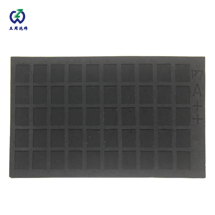 黑色網(wǎng)格多格 EVA 內(nèi)襯：小型零件的批量定位與防護(hù)方案