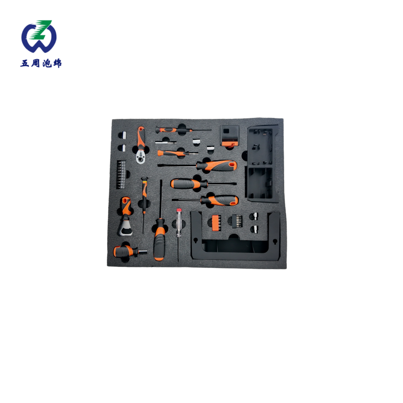 工具套裝專用珍珠棉內(nèi)襯，五金套件的收納防護(hù)雙標(biāo)桿