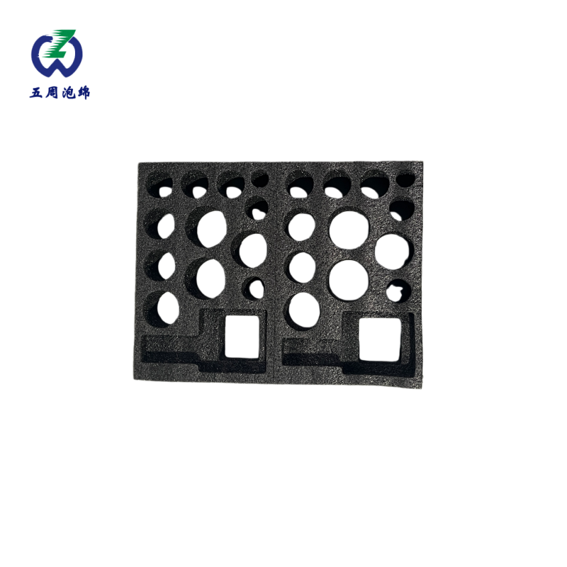 多規(guī)格圓孔黑色珍珠棉內(nèi)襯，工業(yè)小件批量周轉(zhuǎn)防護(hù)神器