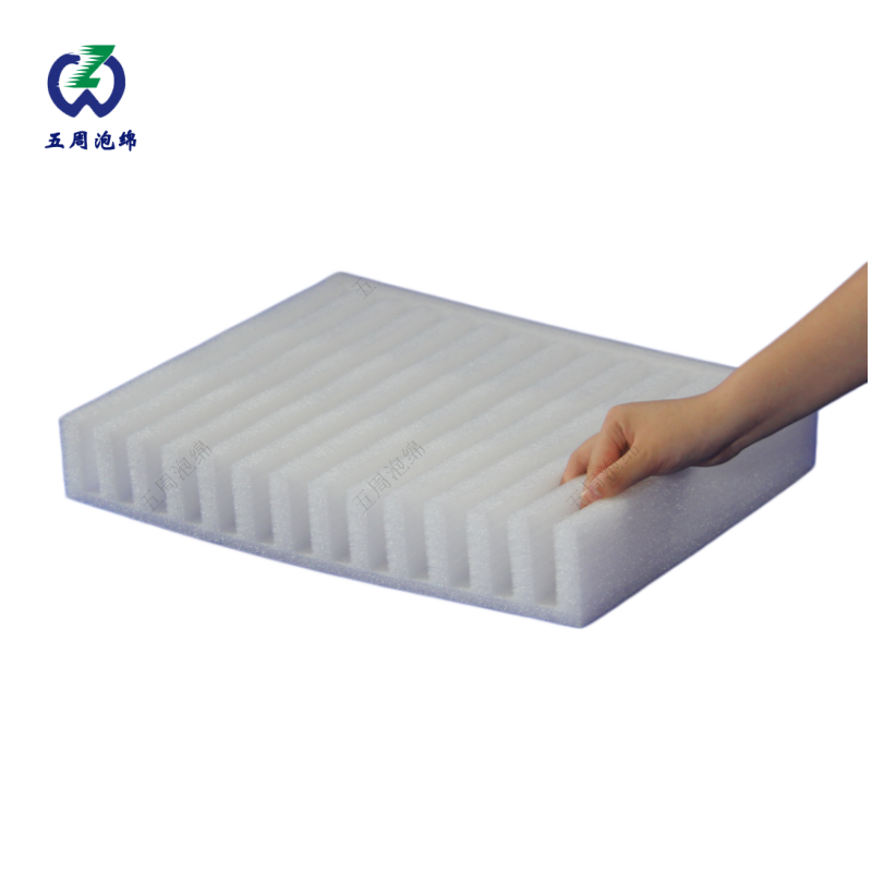 通用開(kāi)槽白色珍珠棉內(nèi)襯，多規(guī)格小件的靈活防護(hù)方案